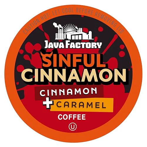 Verified Coffee Pods Cinnamon Flavored Coffee Compatible with K Cup Brewers Including 2.0 40 Count Stylish