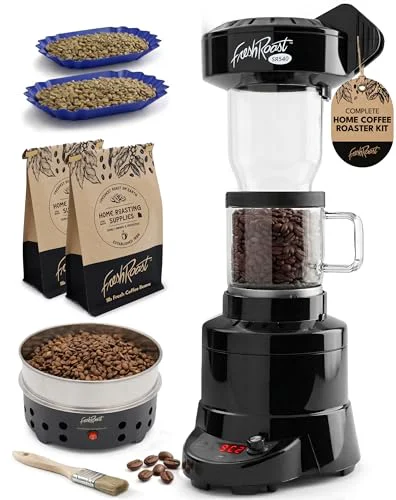 Recyclable Fresh Roast SR540 Coffee Roaster Bundle 16 Ounce Casual