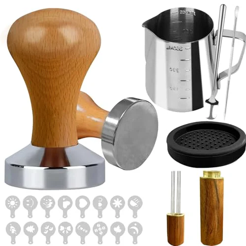 Fine 22 PCS Coffee Espresso Tamper Set Environmentally Friendly