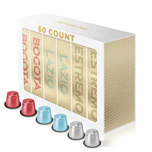 Relaxed Espresso Coffee Pods for Nespresso Machines 60 Count Smooth