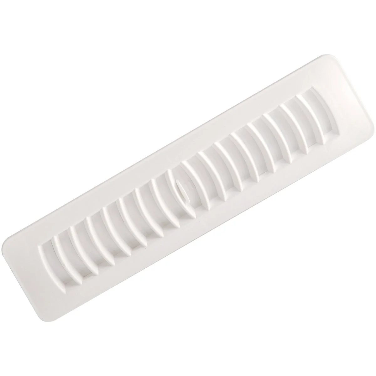 High-Quality Imperial 2-1 4 In. x 12 In. White Plastic Louvered Floor Register High-Grade