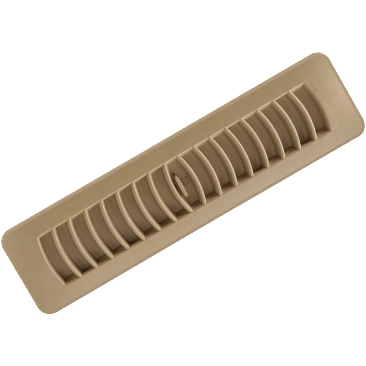 Authentic Imperial 2-1 4 In. x 12 In. Taupe Plastic Louvered Floor Register Detailed