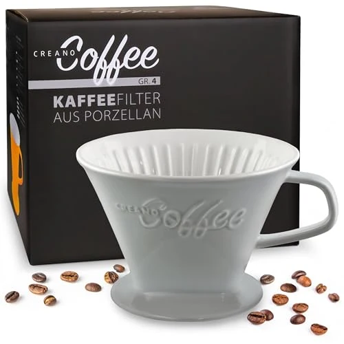 Clean Porcelain Coffee Dripper Stone Grey Original Design
