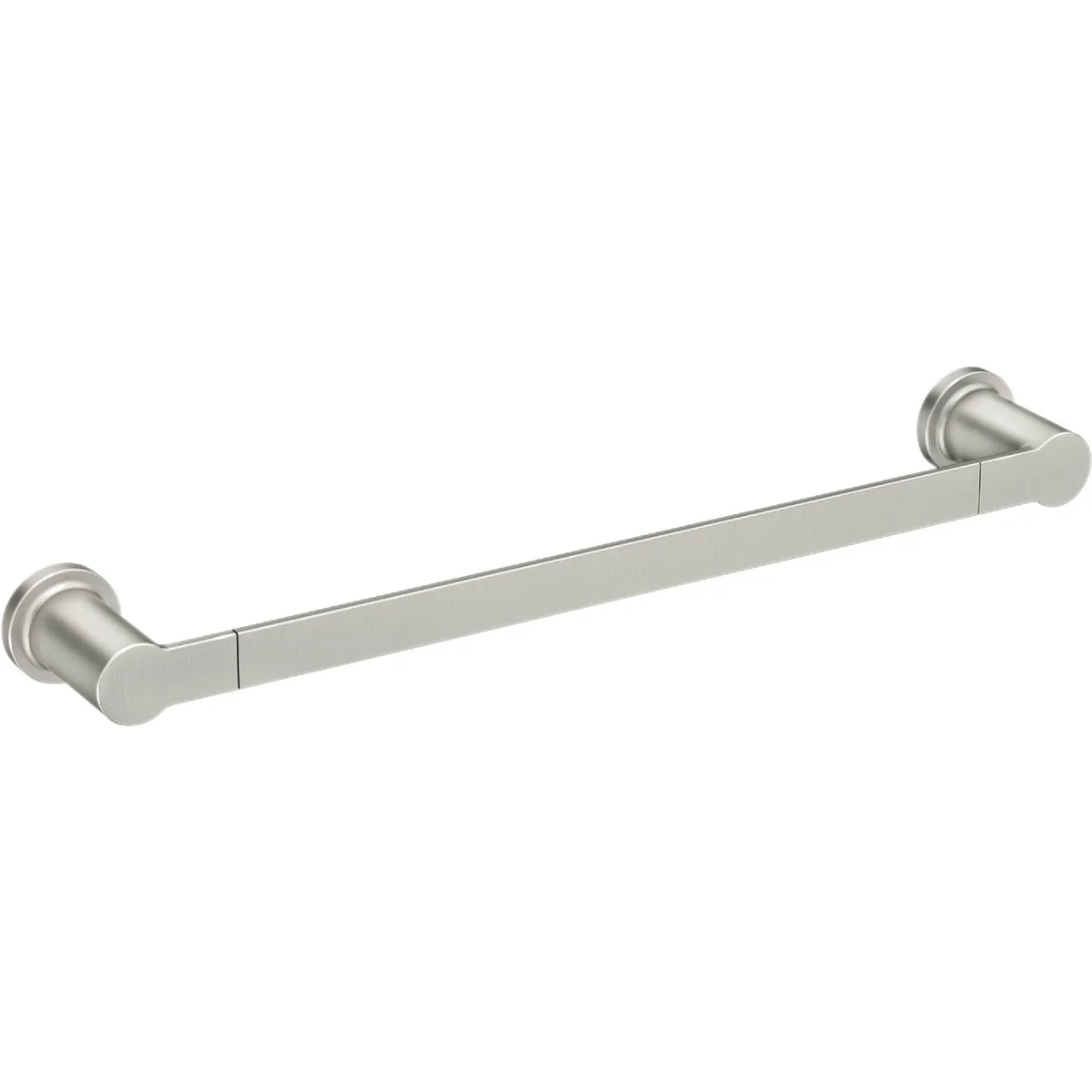 Premium Material Moen Rinza 24 In. Brushed Nickel Towel Bar Enhanced