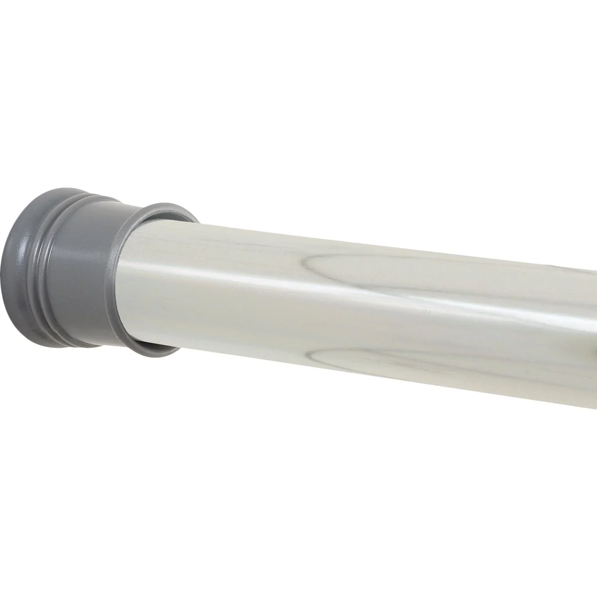 Prestigious Zenith Zenna Home Straight 52 In. to 86 In. Adjustable Tension Shower Rod in Chrome Contemporary