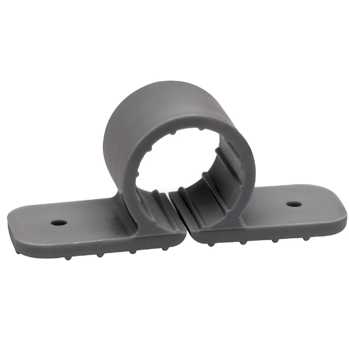 Expertly Made Oatey Standard 1 2 In. Plastic Nail-On Pipe Clamps 6-Pack Solid