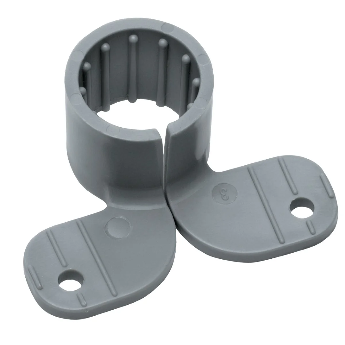 Durable Oatey Suspension 1 2 In. Plastic Nail-On Pipe Clamps 6-Pack Professional