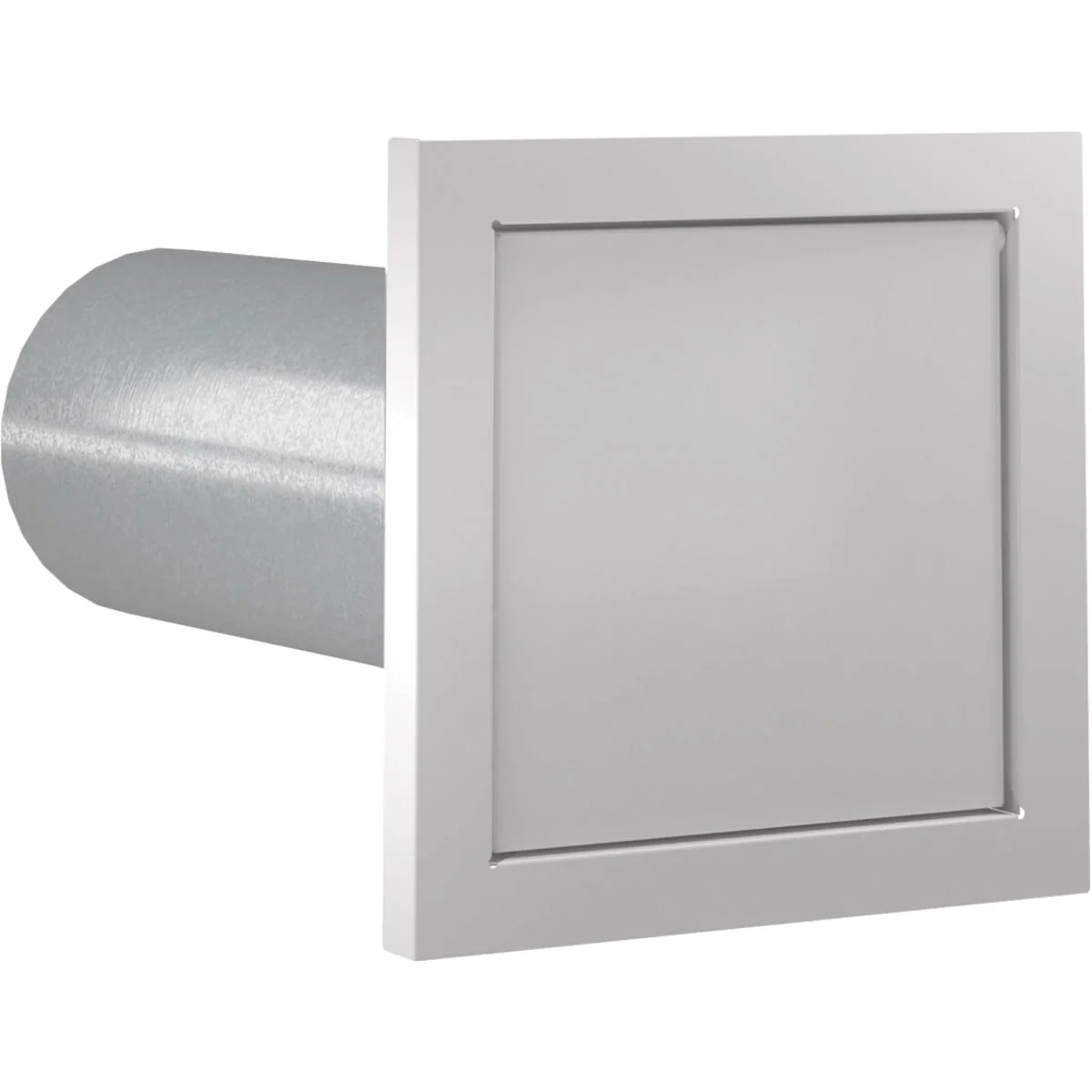 Dependable Imperial 4 In. White Galvanized Steel Dryer Wall Vent Cap Official