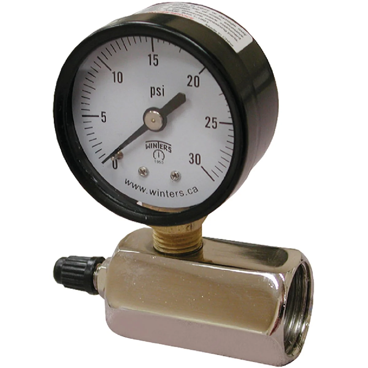 High-Grade Jones Stephens 3 4 In. FIP 30 PSI Gas Test Gauge Assembly Reliable