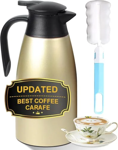 Easy-to-Use Updated 70 Oz Thermal Coffee Carafe Fine
