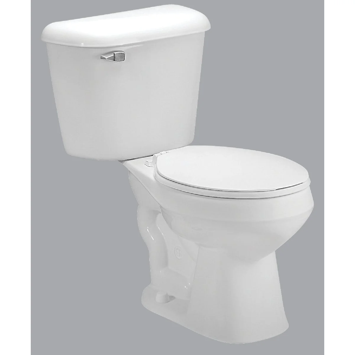 Solid Mansfield Pro-Fit 1 White Round Bowl 1.6 GPF Complete Toilet Smart