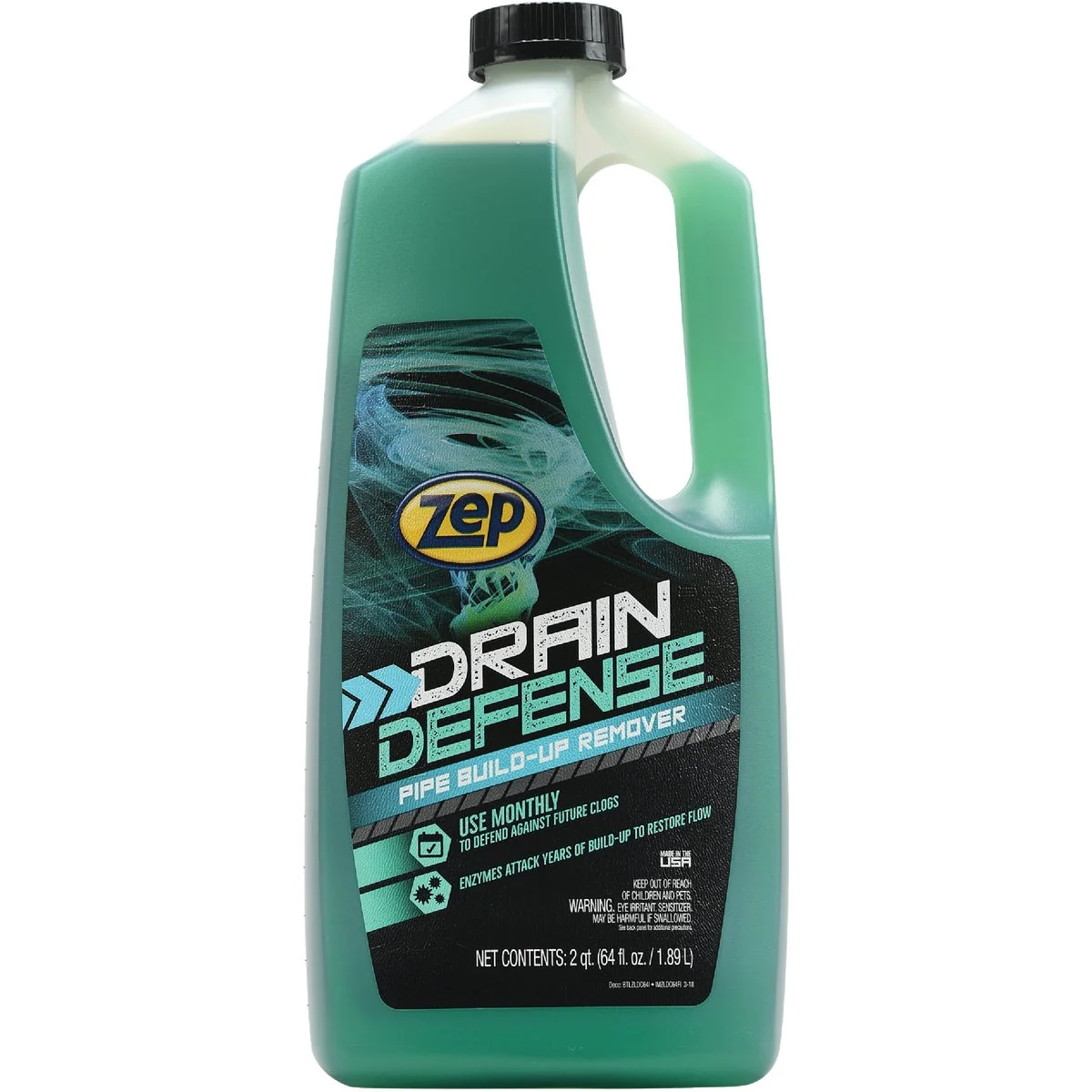 Trendy Zep Commercial 64 Oz. Liquid Drain Defense Drain Cleaner Smooth