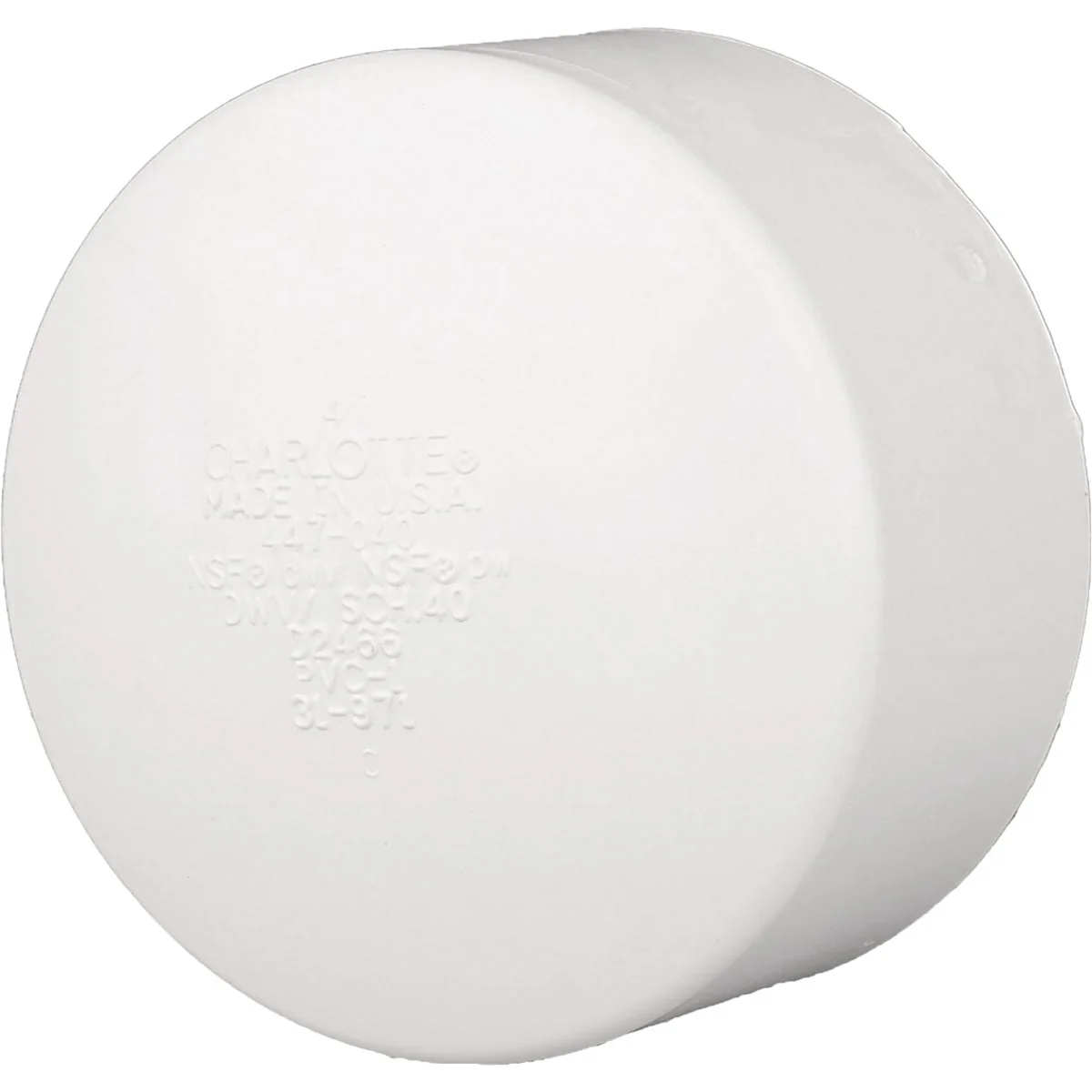 Reusable Charlotte Pipe 6 In. Schedule 40 DWV Hub Cap PVC Cap Green