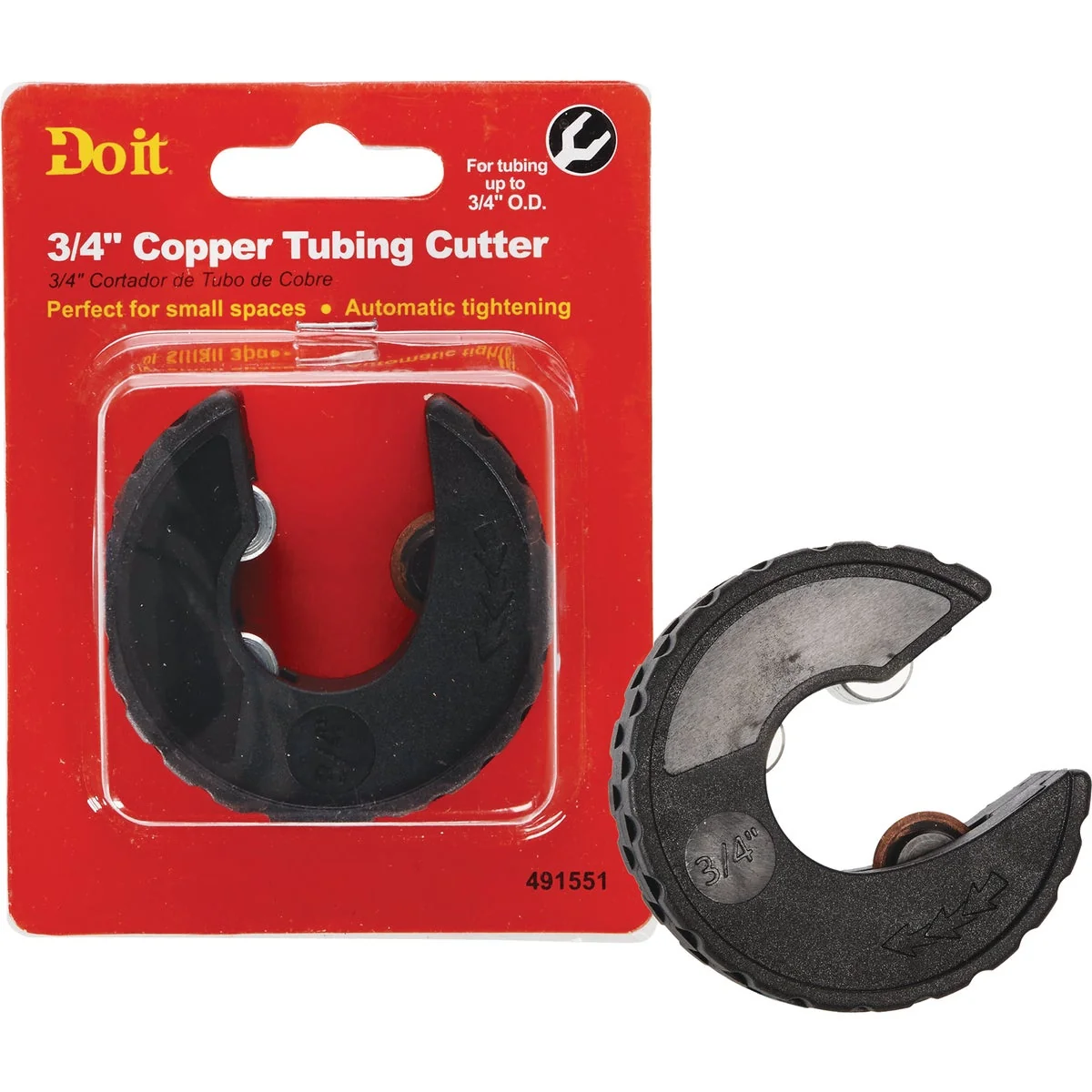 Expertly Made Do it Spring Loaded 3 4 In. Copper Tubing Cutter Carefully Designed