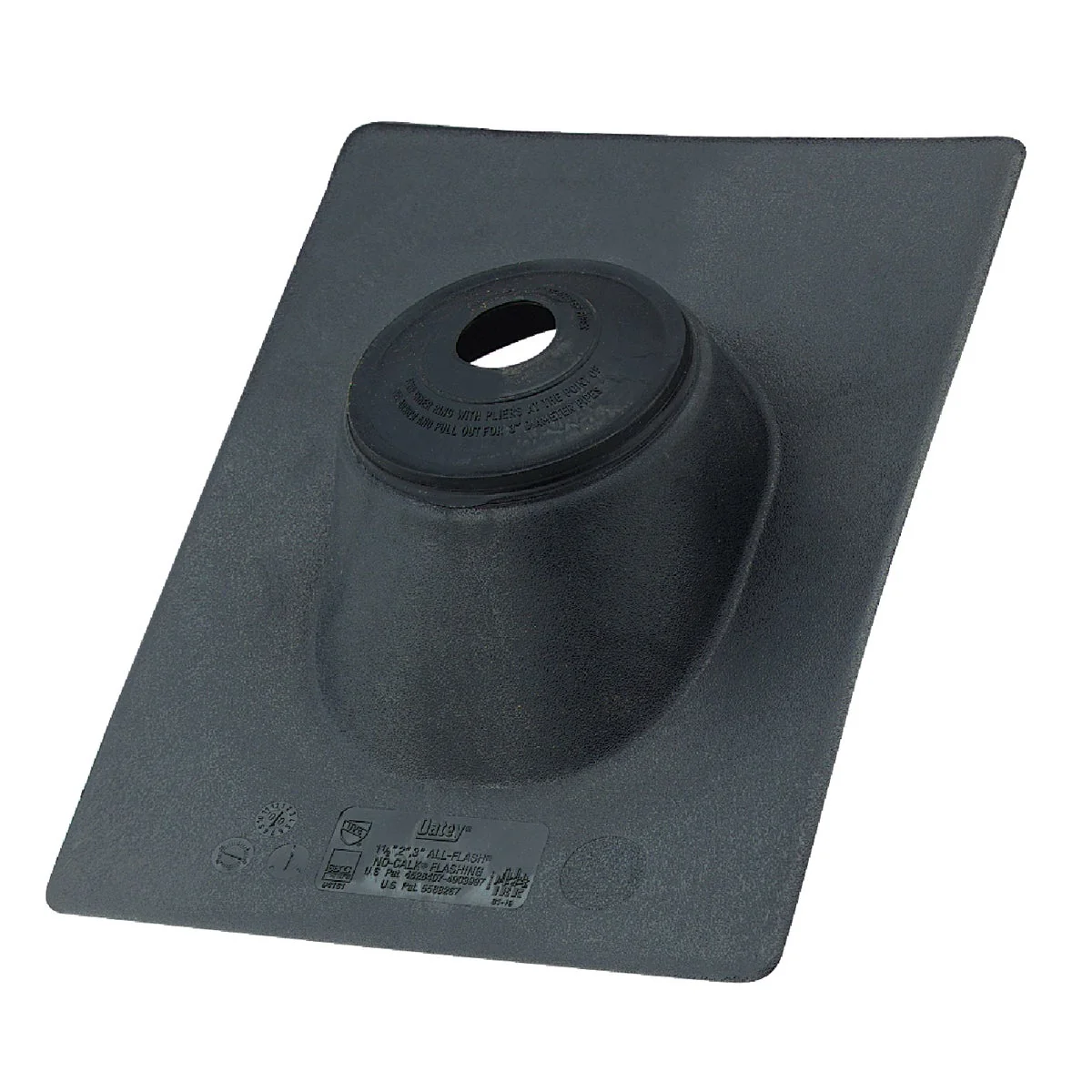Original Design Oatey All-Flash No-Calk 1-1 2 In. to 3 In. Thermoplastic Roof Pipe Flashing Healthy