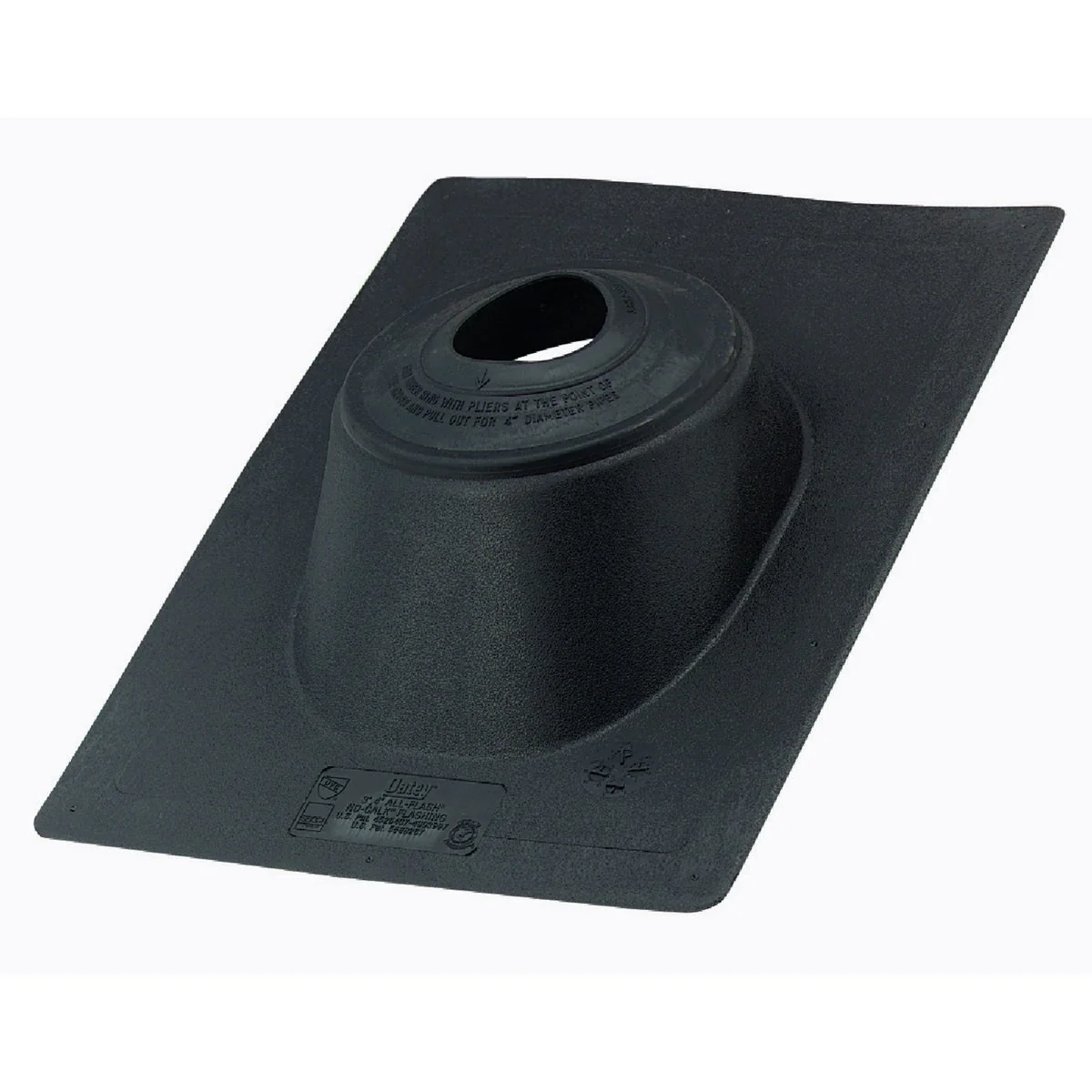 Advanced Oatey All-Flash No-Calk 3 In. to 4 In. Thermoplastic Roof Pipe Flashing High-Grade