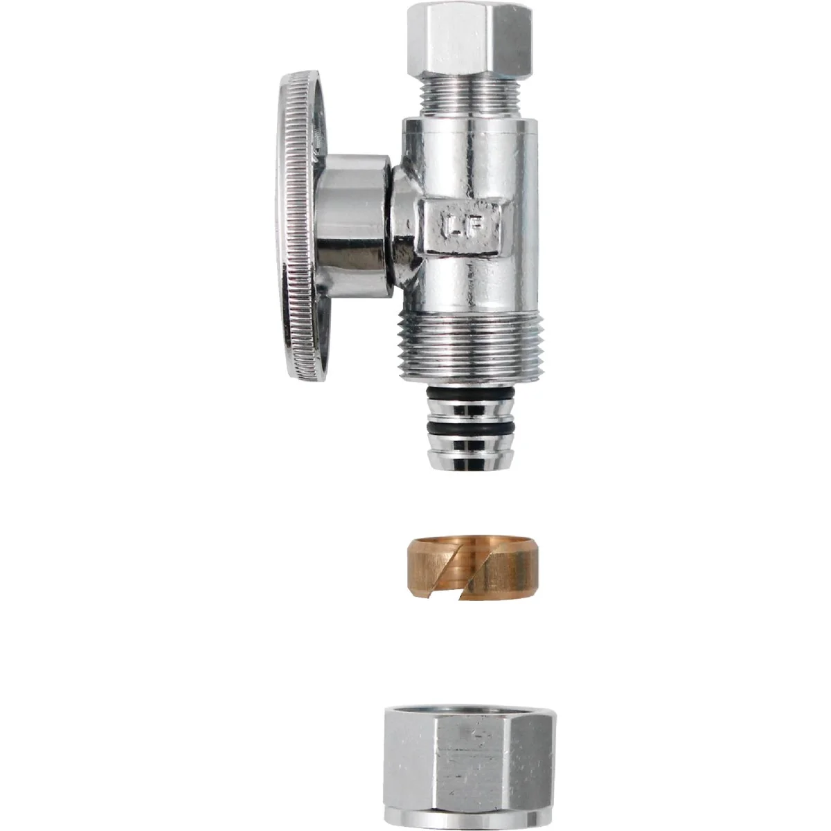 Original Design Plumb Pak No Crimp 1 2 In. x 1 4 In. Quarter Turn PEX Straight Valve Contemporary