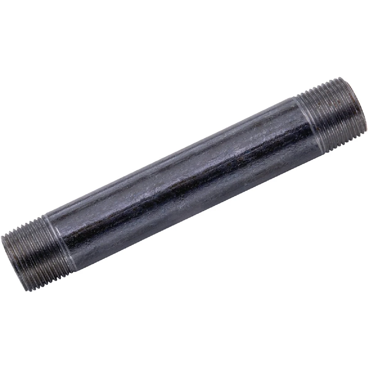 Smooth Anvil 1 In. x 3-1 2 In. Schedule 40 Steel Black Iron Nipple Durable