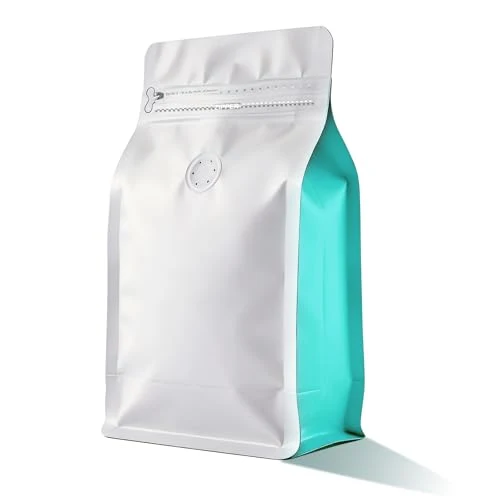 Recyclable Coffee Bags with Valve 60 Count Flexible