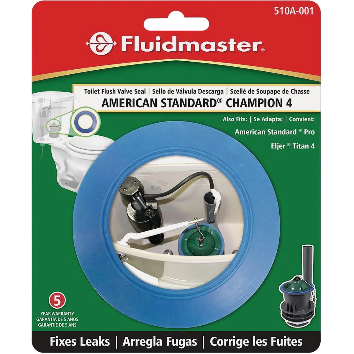 Safe Fluidmaster Flush Valve Seal for American Standard Eljer Breathable