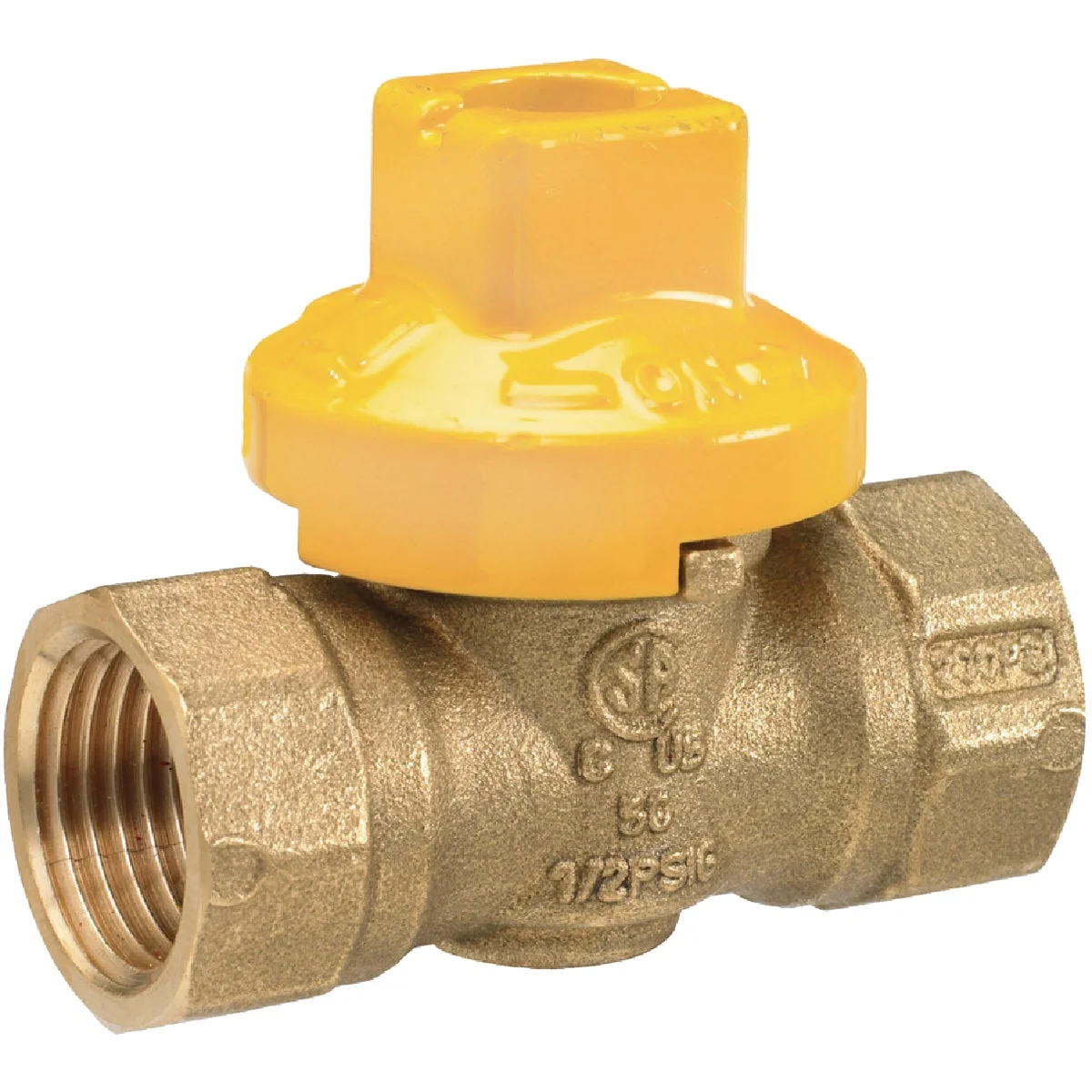 Elite ProLine 1 In. FIP x 1 In. FIP Brass Gas Ball Valve 1-Piece Body Superior