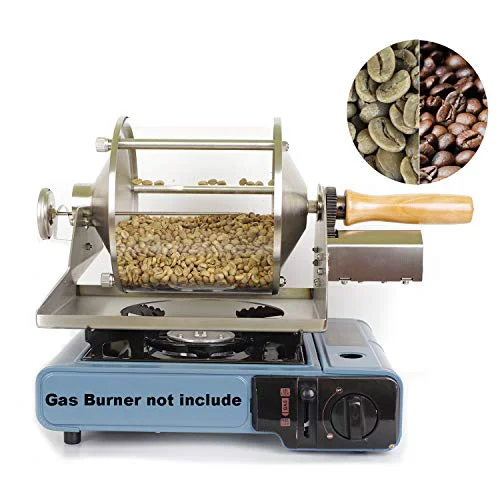 Traditional Coffee Roaster Gas Burner Coffee Roasting Machine for Home Use Versatile