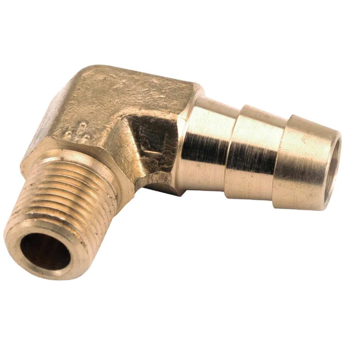Verified Anderson Metals 3 8 In. MIP x 1 2 In. Hose Barbed 90 Deg. Brass Elbow 1 4 Bend Fine Crafted