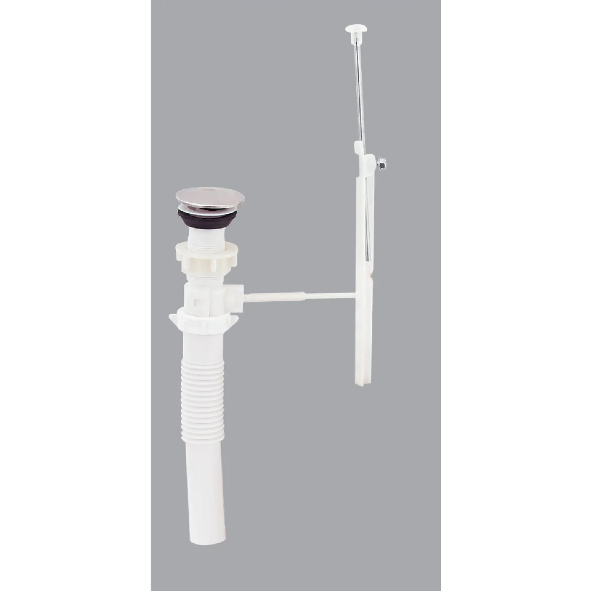 Carefully Designed Do it 1-1 4 In. Chrome-Plated Plastic Flexible Pop-Up Assembly Refined