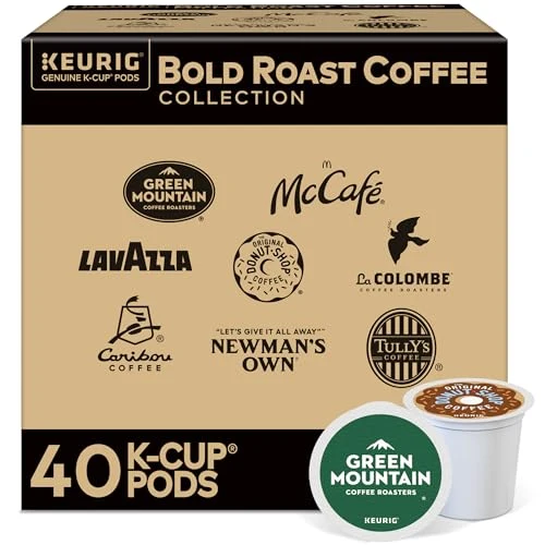 Certified Bold Roast Coffee Collection Variety Pack 40 Count Solid