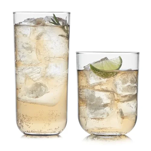 Top-Quality Polaris Axis Tumbler Rocks Drinking Glasses Set of 16 Healthy