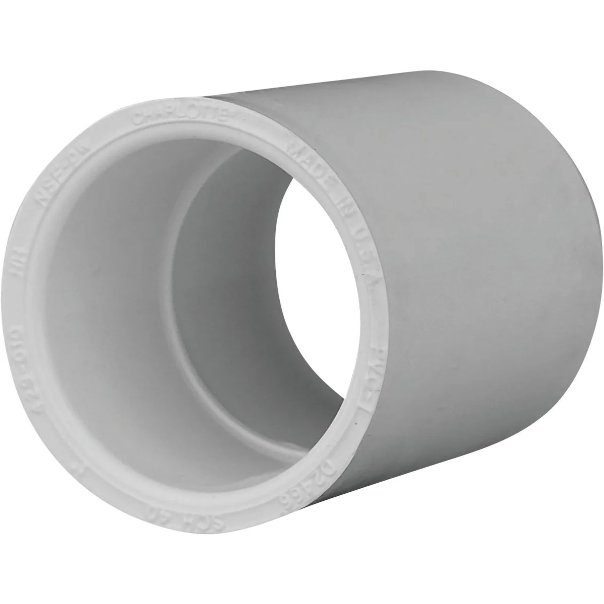 Smart Charlotte Pipe 1 In. Sch. 40 PVC Coupling 10-Pack Solid