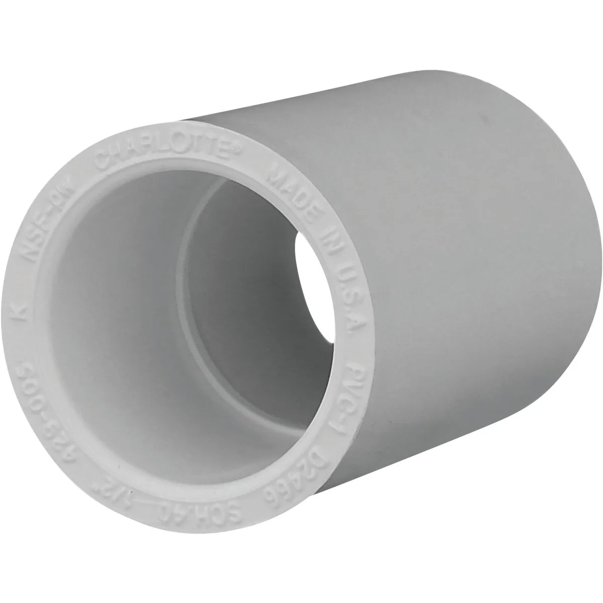 Fashionable Charlotte Pipe 1 2 In. Sch. 40 PVC Coupling 10-Pack World-Class