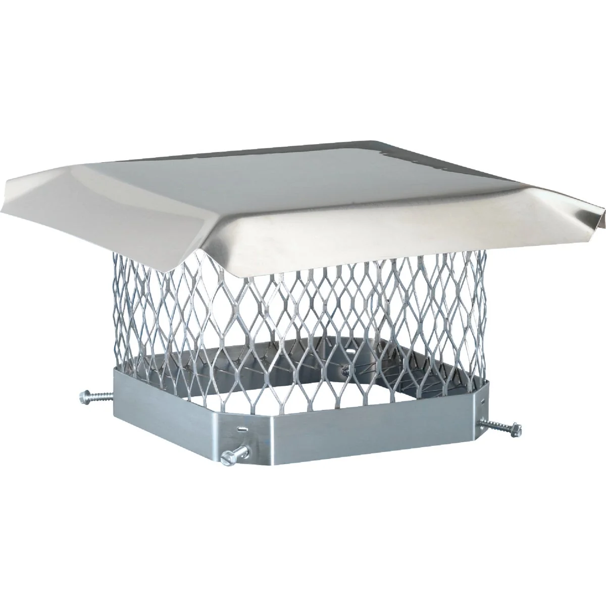 Certified Shelter 13 In. x 13 In. Stainless Steel Single Flue Chimney Cap Authentic