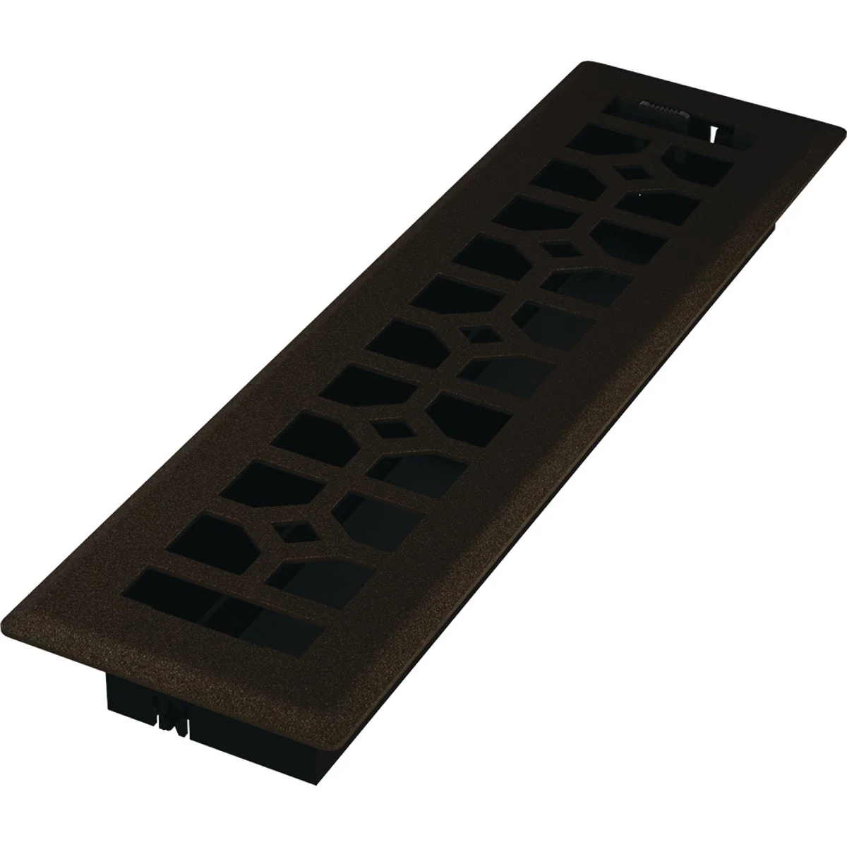 Exclusive Imperial Templar 2-1 4 In. x 12 In. Bronze Age Steel Floor Register Refined