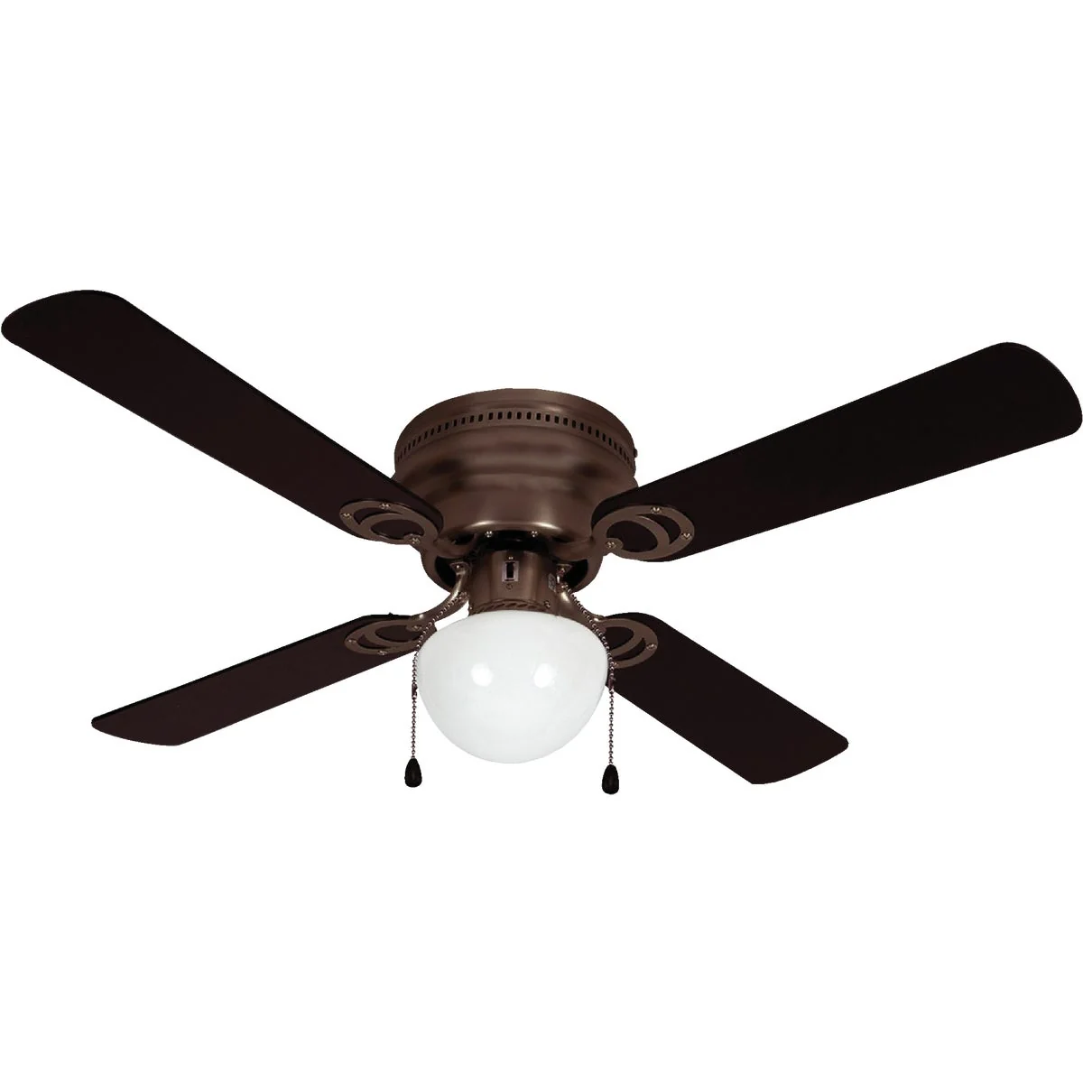 Traditional Home Impressions Neptune 42 In. Oil Rubbed Bronze Ceiling Fan with Light Kit Minimalist