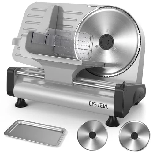 Outstanding Meat Slicer Two 8.7 Stainless Steel Blades Dependable