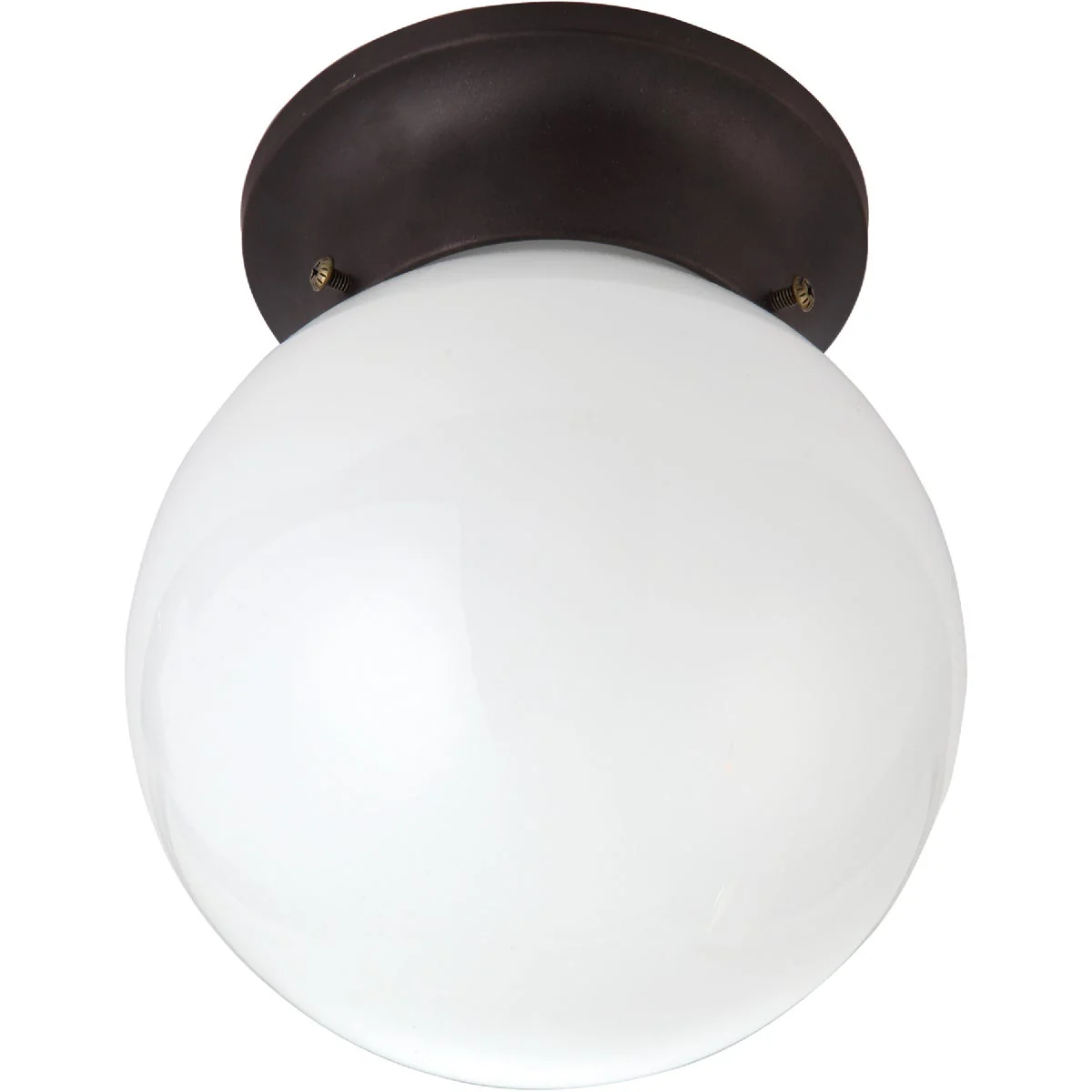 World-Class Home Impressions 6 In. Oil Rubbed Bronze Incandescent Flush Mount Ceiling Light Fixture Trendy