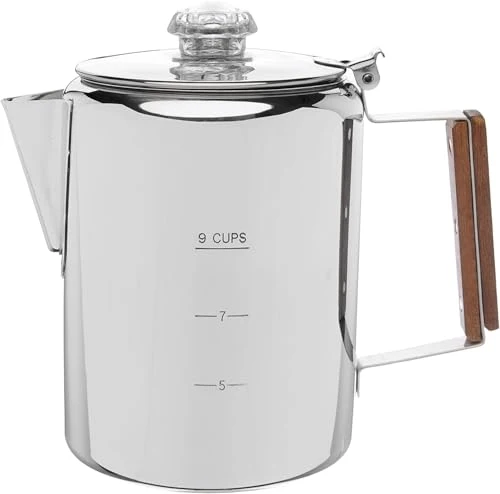 Premium Material Bozeman Percolator Coffee Pot 9 Count Reliable