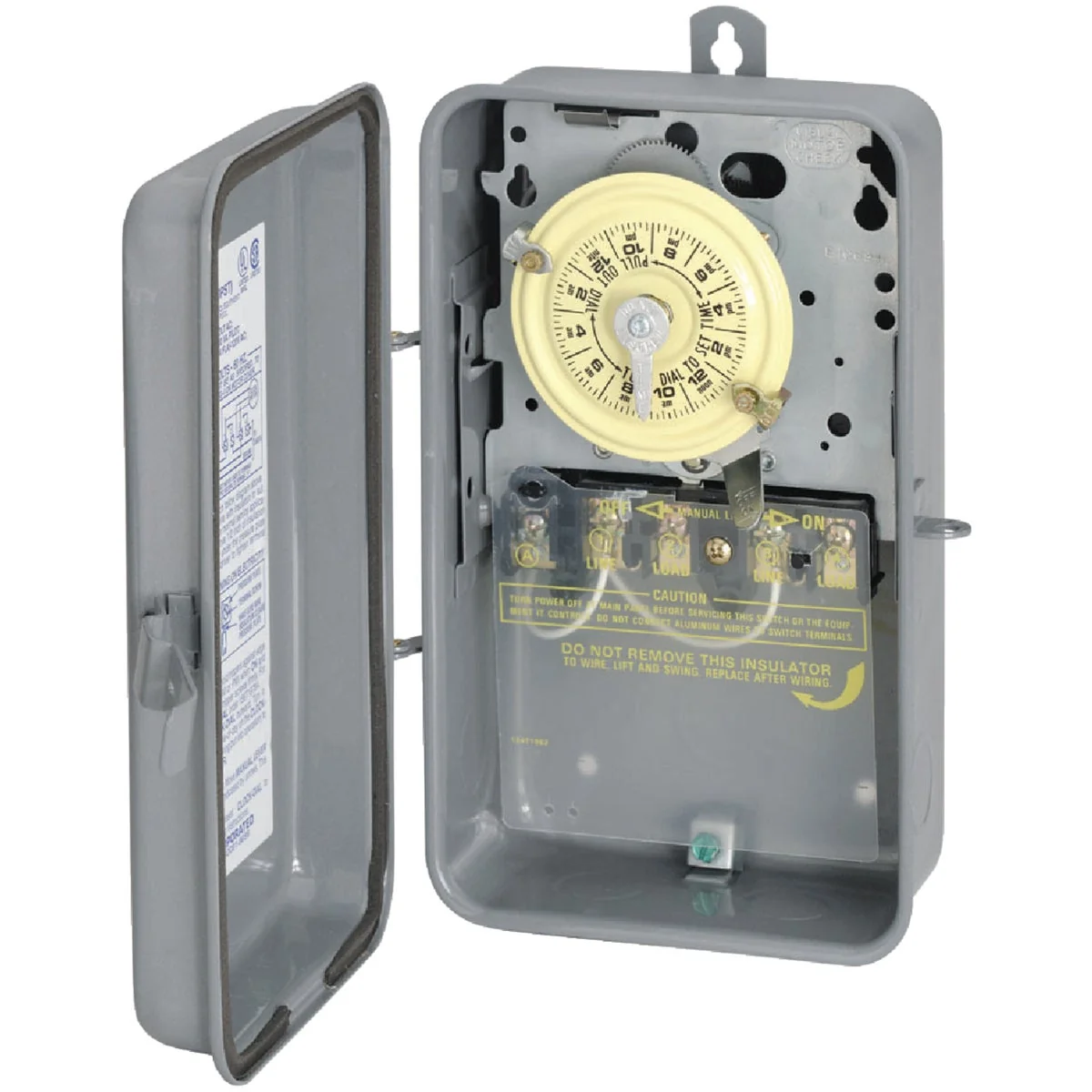 Safe Intermatic 40A 277V 4000W Gray Raintight Outdoor Timer Optimized