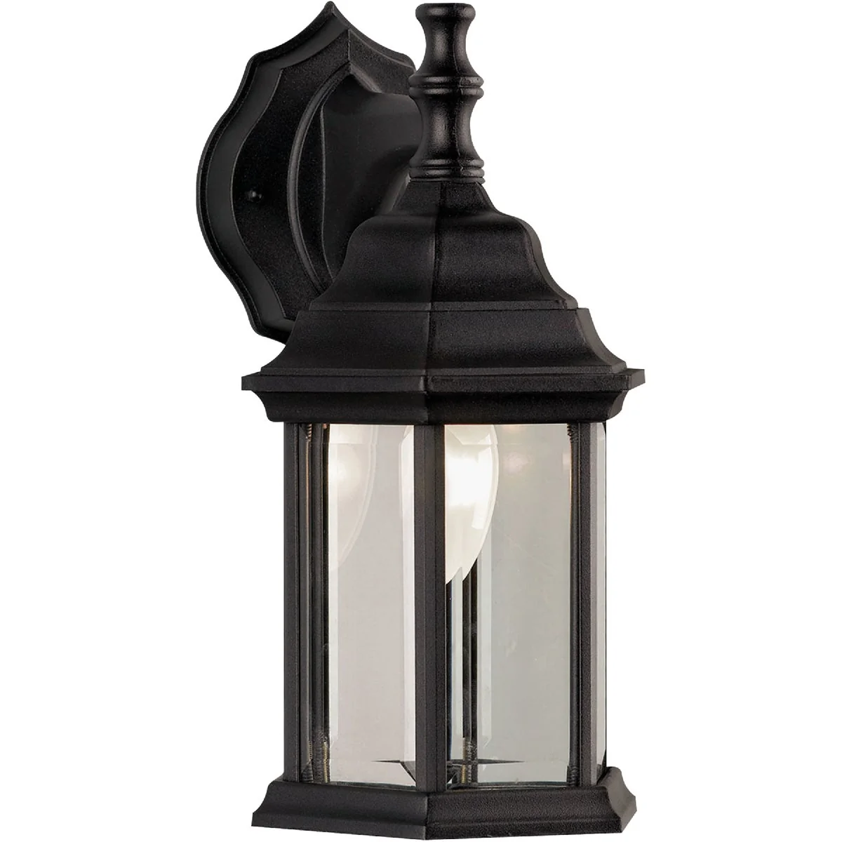 Easy-to-Use Home Impressions Black Incandescent Type A Outdoor Wall Light Fixture Artisan