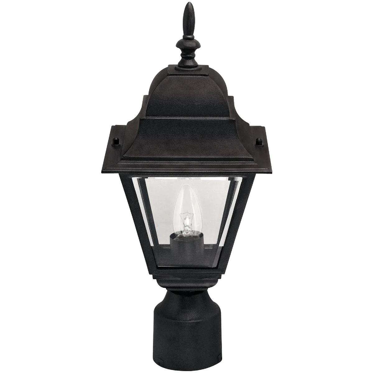 Durable Home Impressions Black Incandescent Post Light Fixture Luxury
