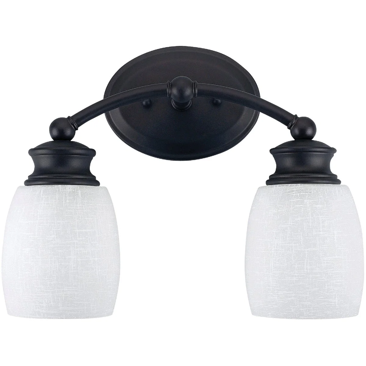 Exclusive Home Impressions Palms 2-Bulb Oil Rubbed Bronze Vanity Bath Light Bar Fast