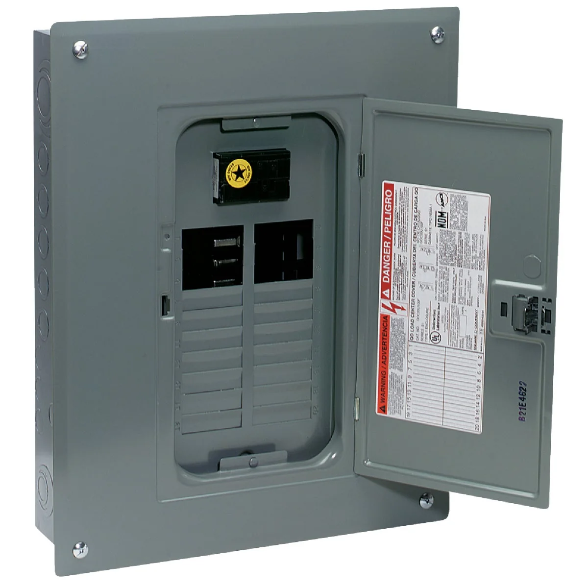 Fine Crafted Square D QO 100A 24-Space 24-Circuit Indoor Main Breaker Plug-on Neutral Load Center Long-Lasting