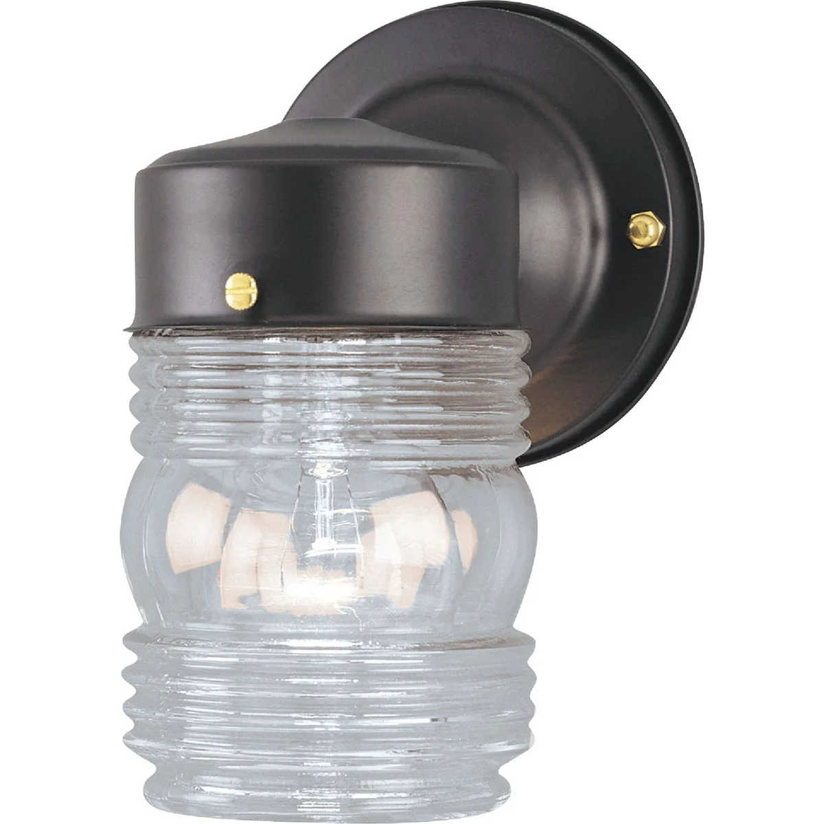 Original Design Home Impressions Black Incandescent Type A Outdoor Wall Light Fixture Dependable