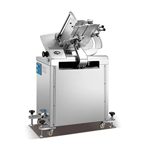Elegant MS 14A 2550W Floor Model 110V Commercial Automatic Electric Meat Slicer with Stainless Steel Blade Premium Material