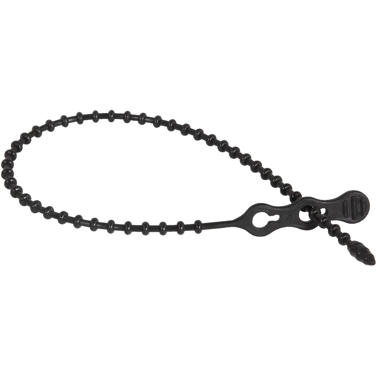 Sophisticated Gardner Bender Beadle Wrap 12 In. x 1 4 In. Black Flexible Plastic Cable Tie 15-Pack