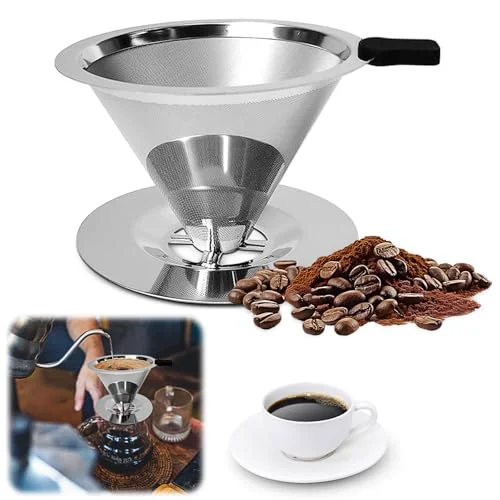 Sustainable Pour Over Coffee Dripper Optimized