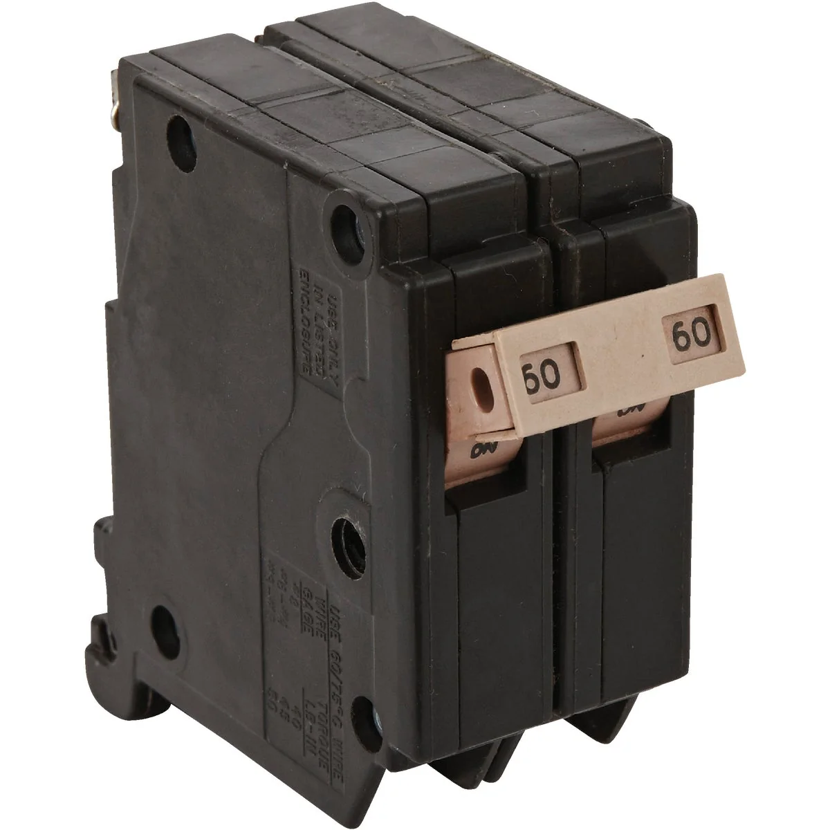 Smart Eaton CH 60A Double-Pole Standard Trip Circuit Breaker Environmentally Friendly