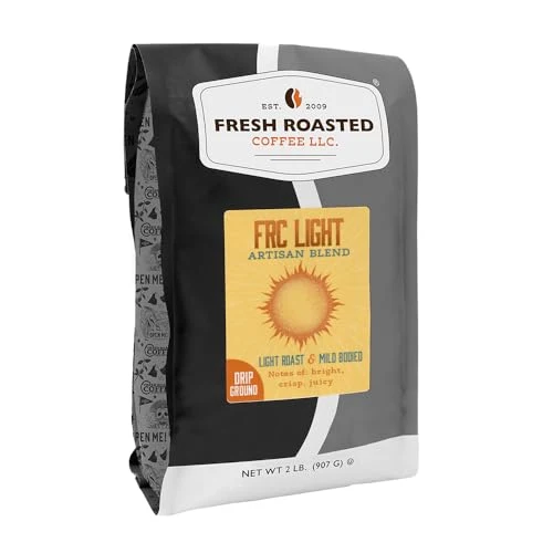 Unique FRC Light Roast Blend Drip Ground Coffee 32 Ounce Breathable