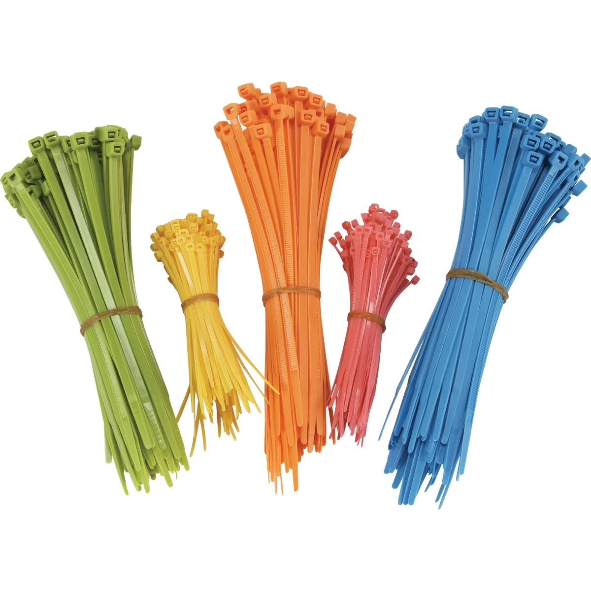 Pure Do it Self-Locking Nylon Cable Tie Assortment 500-Piece Premium